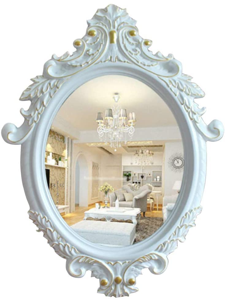 Amazon.co.jp: 浴室寝室用壁掛けミラー、23.6インチ×31.5インチの楕円